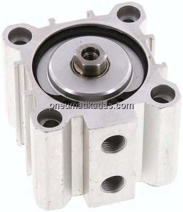 Kurzhubzylinder, einfachwirkend, Kolben 40mm, Hub 15mm