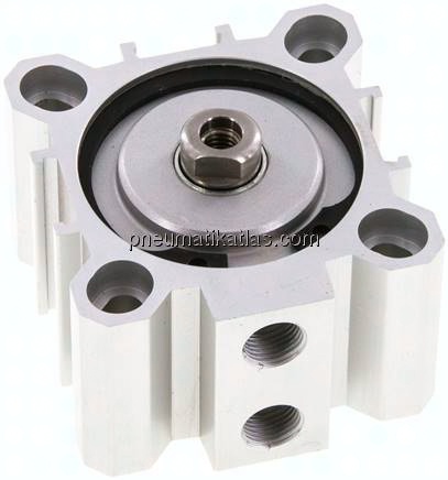 Kurzhubzylinder, einfachwirkend, Kolben 40mm, Hub 5mm