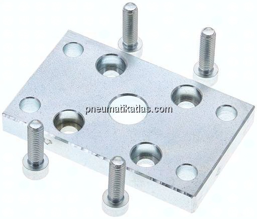 Flanschbefestigung f. Kompaktzylinder 32 mm