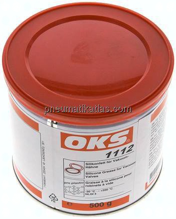 OKS 1112 - Silikonfett für Vakuum-Hähne, 500 g Dose