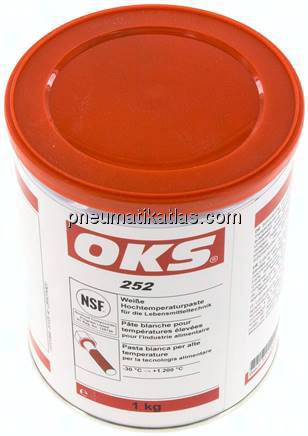 OKS 252 - Weiße Hochtemperaturpaste, 1 kg Dose