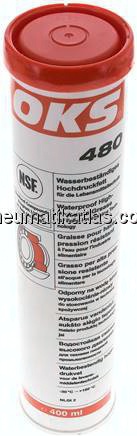 OKS 480/481 - Hochdruckfett (NSF H1), 400 ml Kartusche