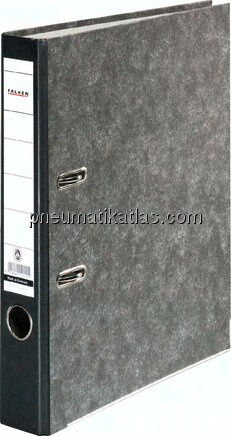 FALKEN Ordner, schwarz, 50mm, 25er Pack