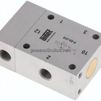 3/2-Wege Pneumatikventil, G 1/8", Luftfeder (NC), Standard