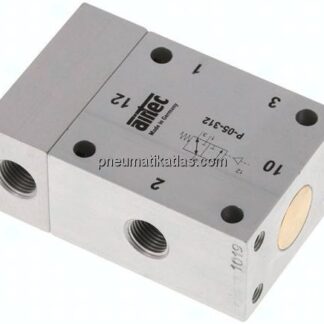 3/2-Wege Pneumatikventil, G 1/8", Feder (NC/NO), Standard