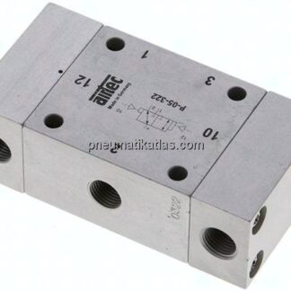 3/2-Wege Pneumatikimpulsventil, G 1/8", dominierend