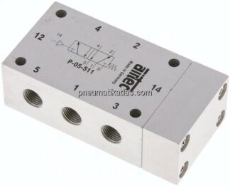 5/2-Wege Pneumatikventil G 1/8", Feder, ATEX-Zulassung