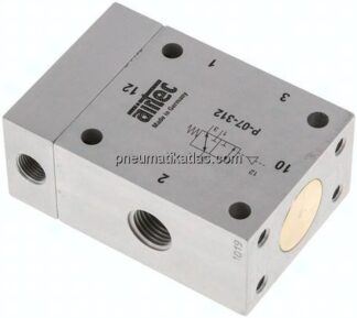 3/2-Wege Pneumatikventil, G 1/4", Feder (NC/NO), Standard