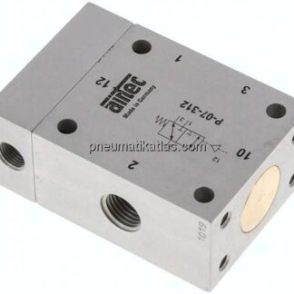 3/2-Wege Pneumatikventil, G 1/4", Feder (NC/NO), Standard