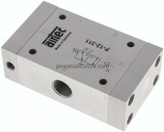 3/2-Wege Pneumatikventil, G 1/2", Feder (NC/NO), Standard