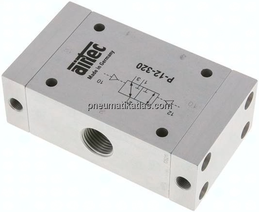 3/2-Wege Pneumatikimpulsventil, G 1/2", Standard