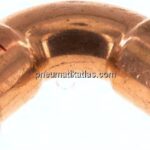 Pressfitting, 90° Bogen, 22mm innen, Kupfer / Kupferlegierung