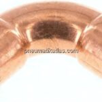 Pressfitting, 90° Bogen, 28mm innen, Kupfer / Kupferlegierung