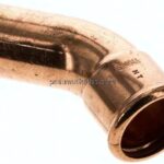 Pressfitting, 45° Bogen, 42mm i/a, Kupfer / Kupferlegierung