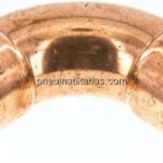 Pressfitting, 90° Bogen, 54mm innen, Kupfer / Kupferlegierung