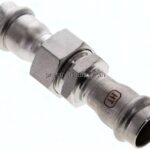 Pressfitting, Verschraubung flachd., 18mm innen, 1.4404