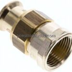 Pressfitting, Verschraubung flachd., 22mm / Rp 1"(IG)