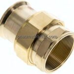 Pressfitting, Verschraubung flachd., 54mm / Rp 2"(IG)