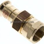 Pressfitting, Verschraubung flachd., 18mm / Rp 3/4"(IG)