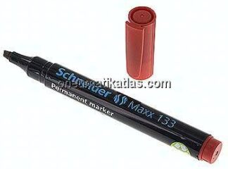 SCHNEIDER Permanentmarker Keilspitze (1 - 5 mm), rot