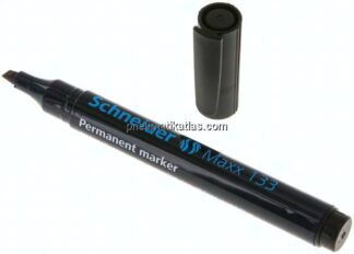 SCHNEIDER Permanentmarker Keilspitze (1 - 5 mm), schwarz