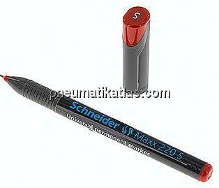 SCHNEIDER OHP-Permamentmarker, Finelinerspitze, 0,4, rot