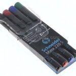 OHP-Permanentmarker, 4er Set, Schneider