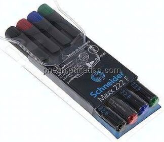 OHP-Permanentmarker, 4er Set, Schneider