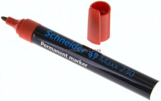 SCHNEIDER Permanentmarker Rundspitze (1 - 3 mm), rot