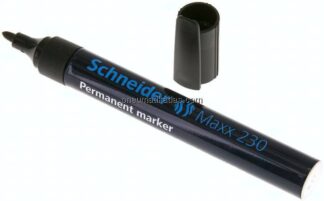 SCHNEIDER Permanentmarker Rundspitze (1 - 3 mm), schwarz