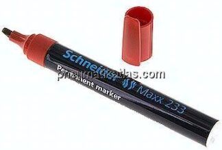 SCHNEIDER Permanentmarker Keilspitze (1 - 5 mm), rot