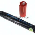 SCHNEIDER Permanentmarker Keilspitze (2 - 7 mm), rot