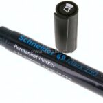SCHNEIDER Permanentmarker Keilspitze (2 - 7 mm), schwarz