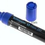SCHNEIDER Permanentmarker Keilspitze (4 - 12 mm), blau
