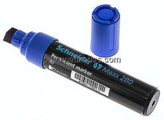 SCHNEIDER Permanentmarker Keilspitze (4 - 12 mm), blau