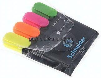 SCHNEIDER Textmarker JOB, gelb, grün, orange, pink
