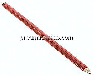 Zimmermannsbleistift, 240 mm, Härte HB (rot)