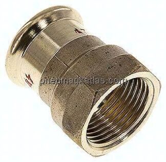 Pressfitting, Übergangsmuffe 22mm innen / Rp 1" IG