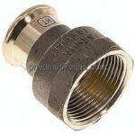 Pressfitting, Übergangsmuffe 28mm innen / Rp 1-1/4" IG