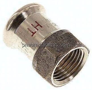 Pressfitting, Übergangsmuffe 18mm innen / Rp 1/2" IG
