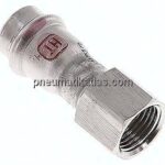 Pressfitting, Übergangsmuffe 18mm innen / Rp 1/2" IG