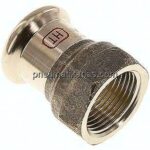 Pressfitting, Übergangsmuffe 22mm innen / Rp 3/4" IG