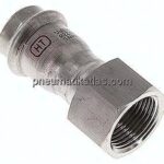 Pressfitting, Übergangsmuffe 22mm innen / Rp 3/4" IG