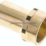 Pressfitting, Übergangsmuffennippel 42mm außen/Rp 1-1/2" IG