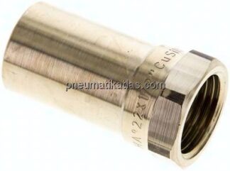 Pressfitting, Übergangsmuffennippel 22mm außen/Rp 1/2" IG