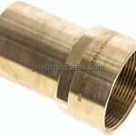 Pressfitting, Übergangsmuffennippel 54mm außen/Rp 2" IG