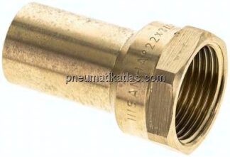 Pressfitting, Übergangsmuffennippel 22mm außen/Rp 3/4" IG