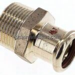 Pressfitting, Übergangsnippel 22mm innen / R 1" AG