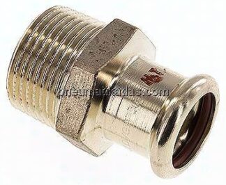 Pressfitting, Übergangsnippel 22mm innen / R 1" AG