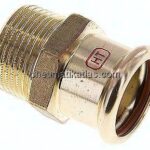 Pressfitting, Übergangsnippel 28mm innen / R 1" AG